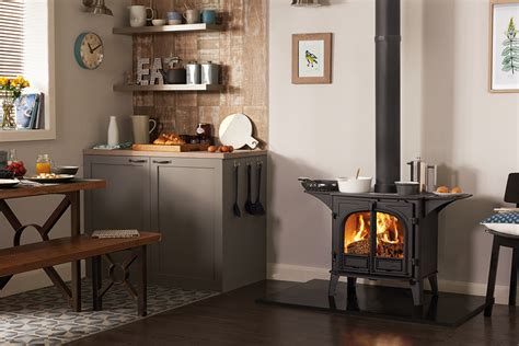 dual gas and wood stove